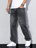 Shadow Crest Straight Fit Jeans