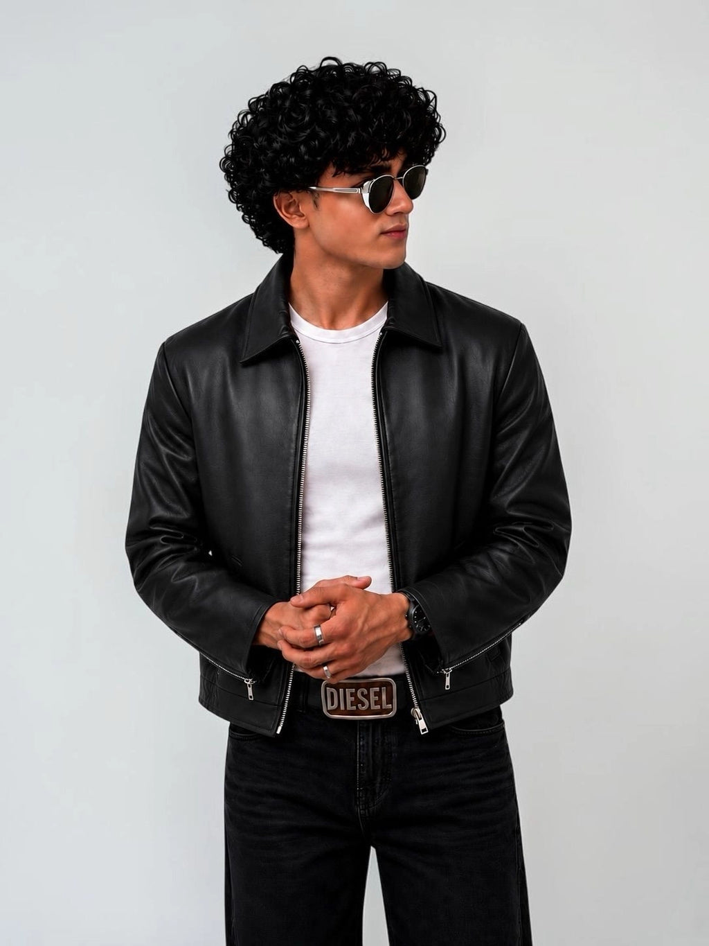Monarq Noir Leather Jacket