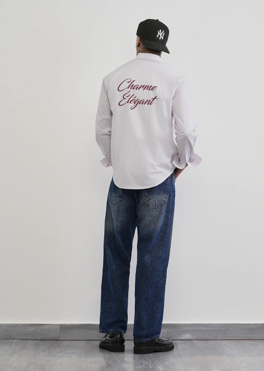 Monarq Élégance Embroidered Shirt – Ivory