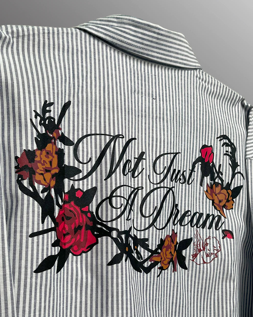 MONARQ Dreamvine Striped Linen Blend Shirt