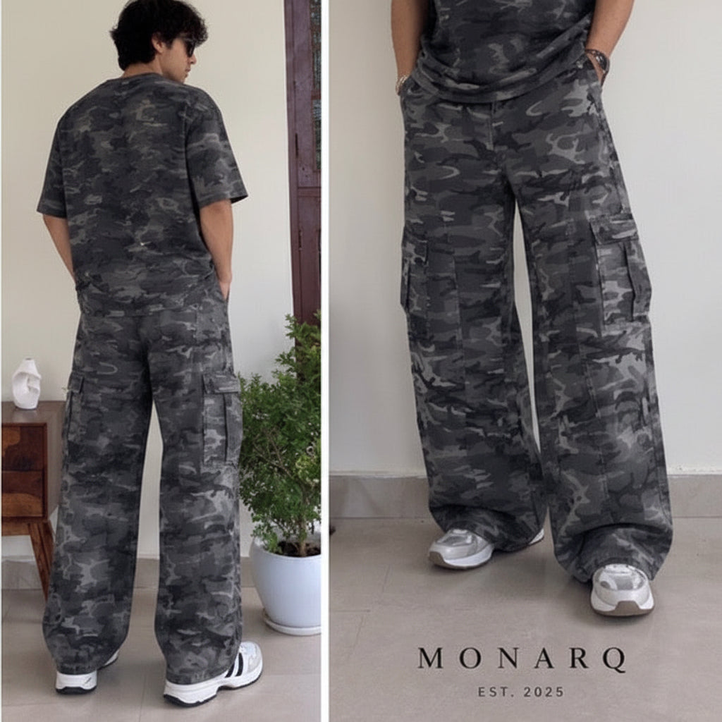 MONARQ Kargil Warrior Camo Cargo™ + FREE Matching T-Shirt Worth ₹599