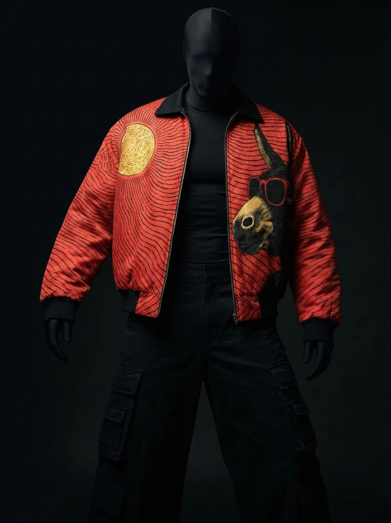 MONARQ Apex Shacket – Crimson Mirage Edition