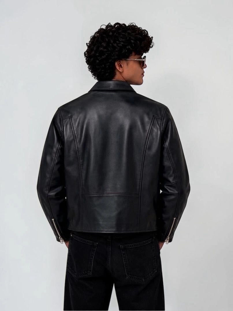 Monarq Noir Leather Jacket