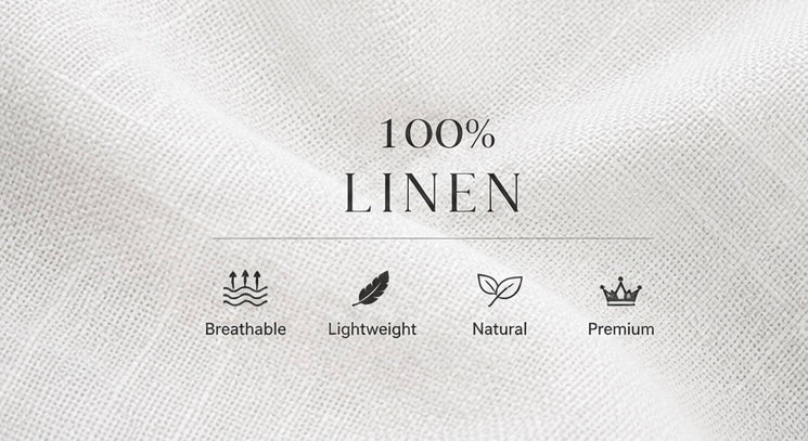 MONARQ Aster Linen Shirt – White