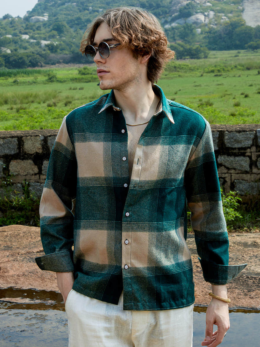 MONARQ Highland Flannel Shirt [Boxy]