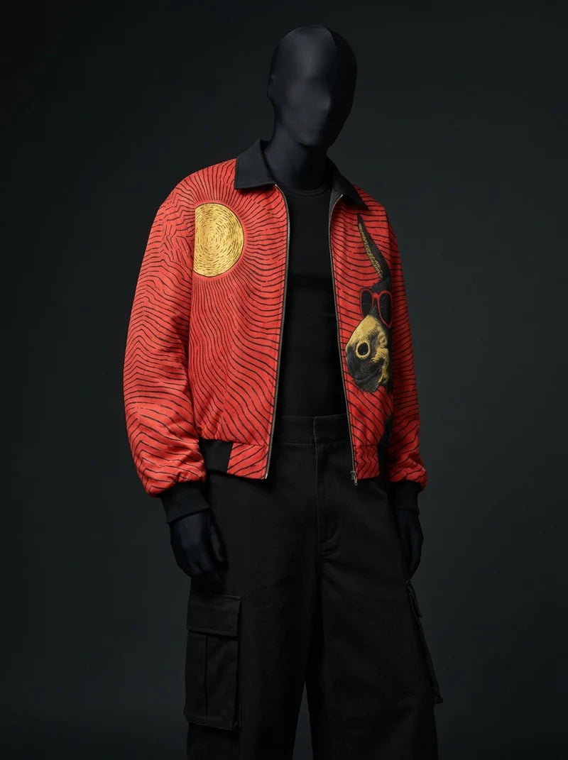 MONARQ Apex Shacket – Crimson Mirage Edition