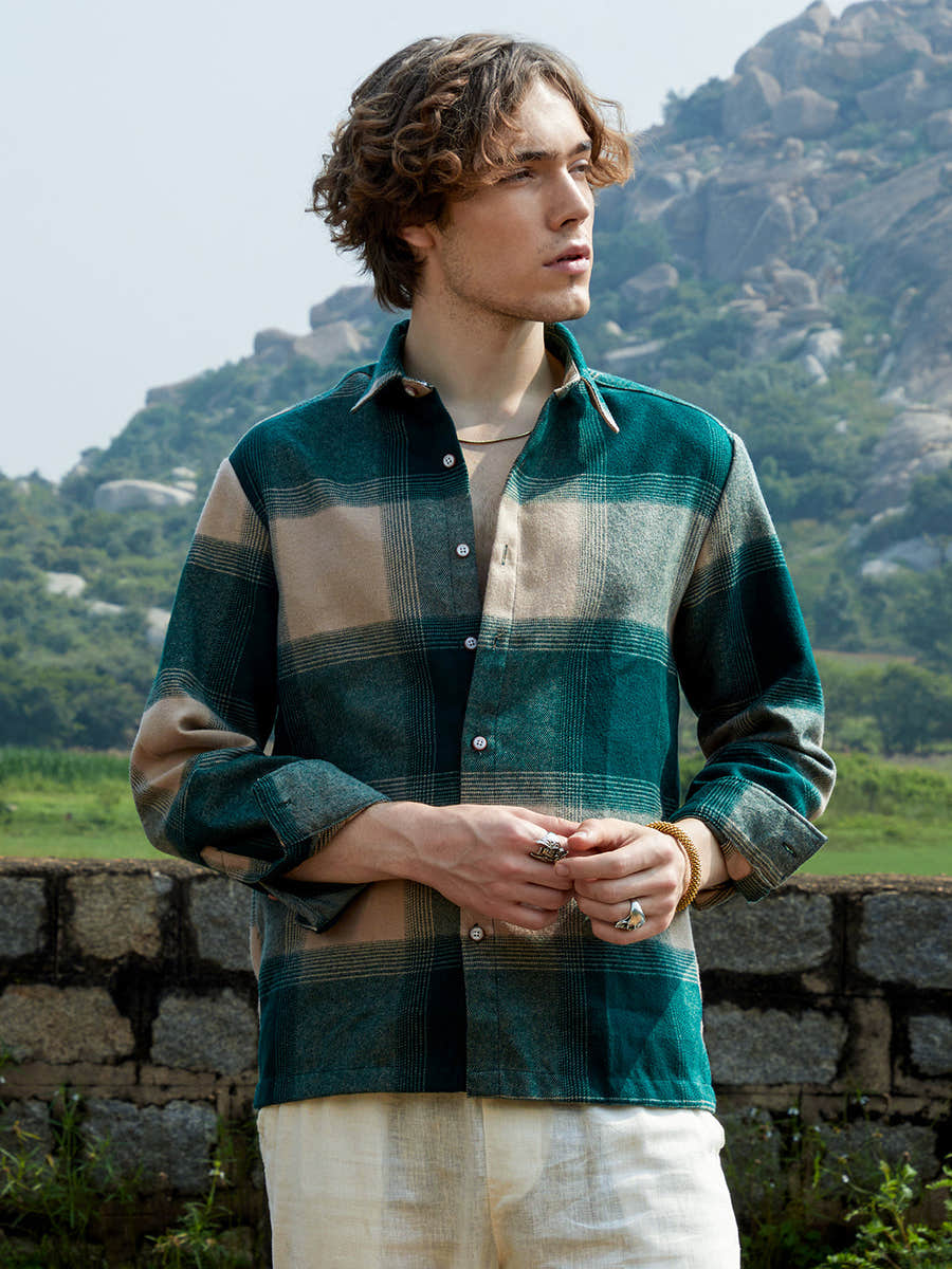 MONARQ Highland Flannel Shirt [Boxy]