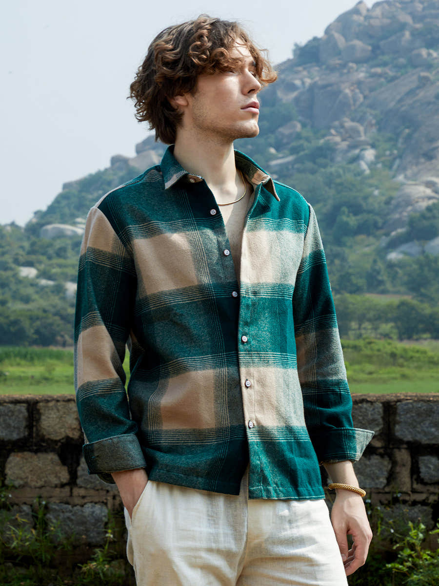 MONARQ Highland Flannel Shirt [Boxy]