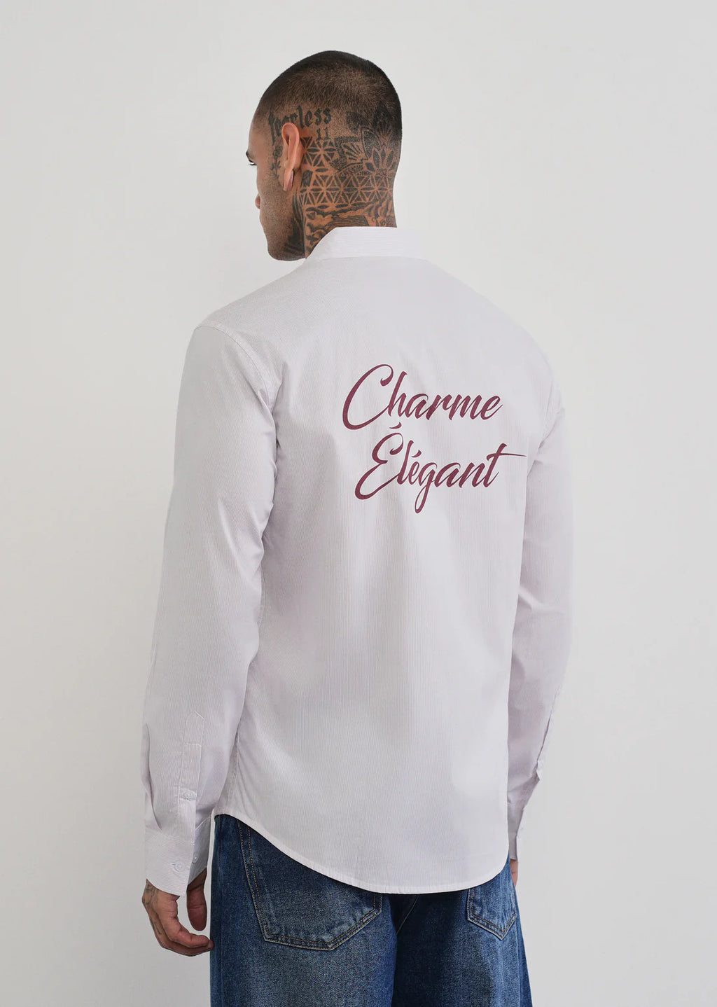Monarq Élégance Embroidered Shirt – Ivory