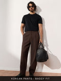MONARQ Eclipse Korean Trousers – Espresso Brown