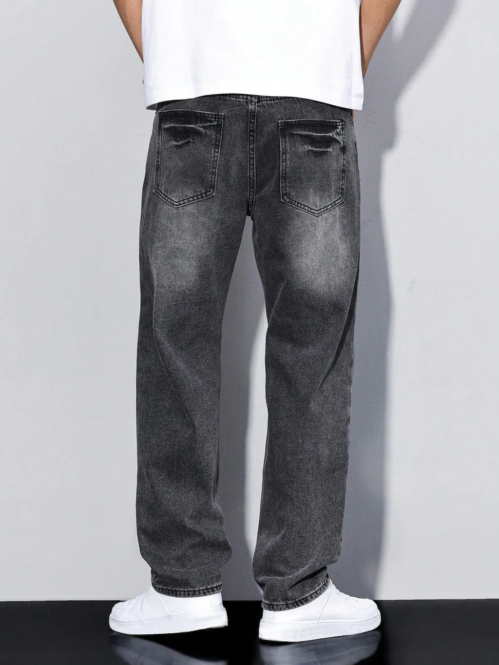 Shadow Crest Straight Fit Jeans