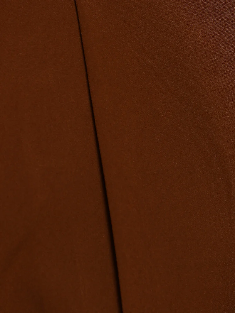 MONARQ Sovereign Pleated Trousers – Chestnut Brown