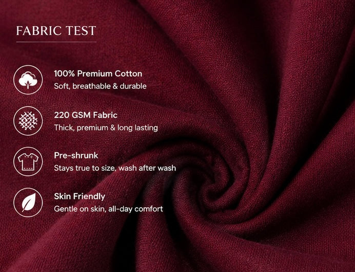 MONARQ Red Henley T-Shirt