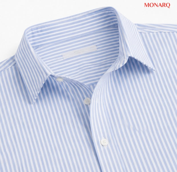 MONARQ Signature Blue Stripe Shirt