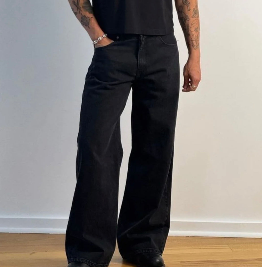MONARQ Obsedian loosefit Jeans