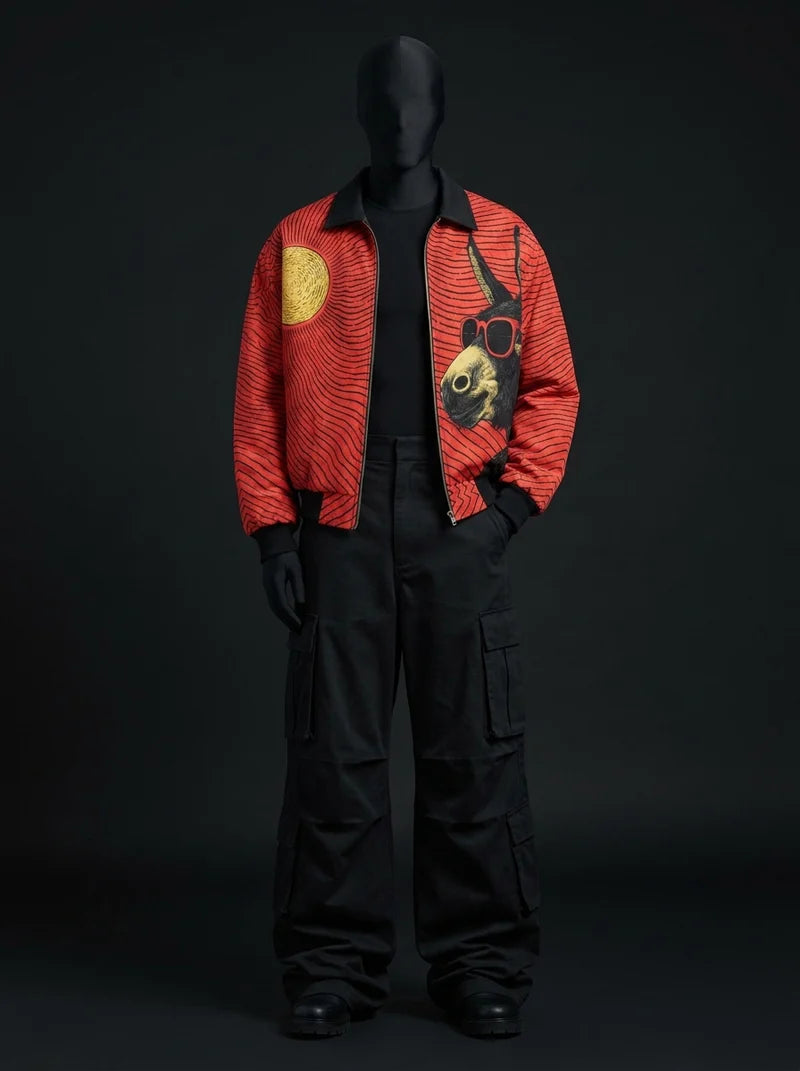 MONARQ Apex Shacket – Crimson Mirage Edition