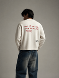 Monarq Waffle Core Boxy Tee - Ivory