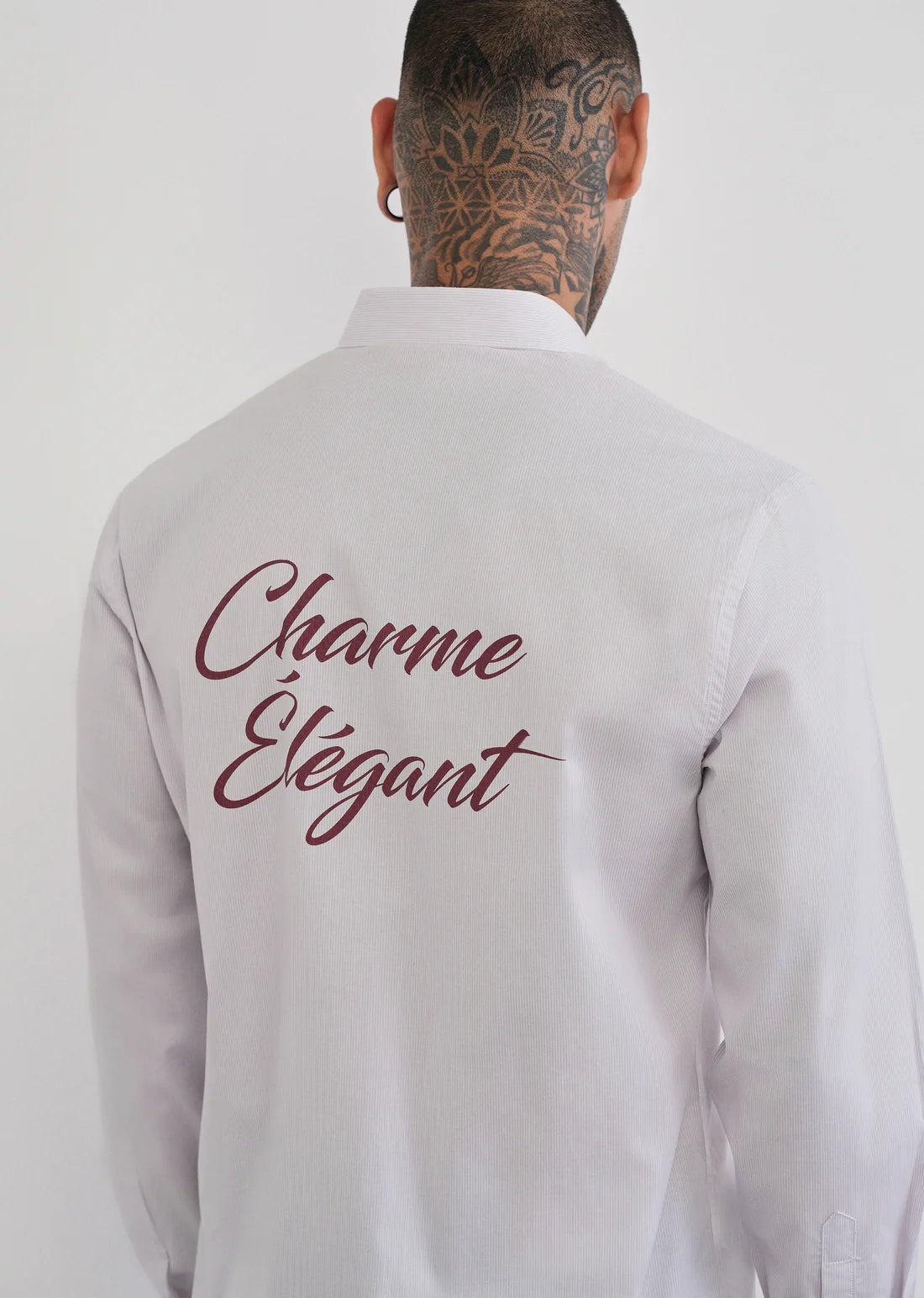 Monarq Élégance Embroidered Shirt – Ivory