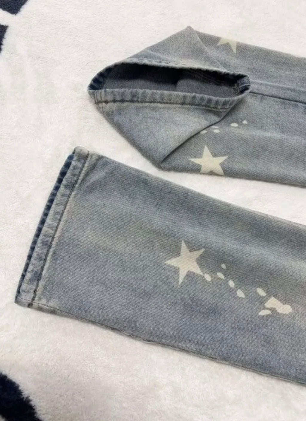 MONARQ Stardust Baggy Denim – Grey Wash